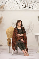 Tawakkal sumptuous serenity embroidered chiffon 2021 -100% original guaranteed