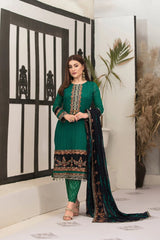 Tawakkal sumptuous serenity embroidered chiffon 2021 -100% original guaranteed