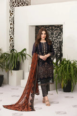 Tawakkal sumptuous serenity embroidered chiffon 2021 -100% original guaranteed