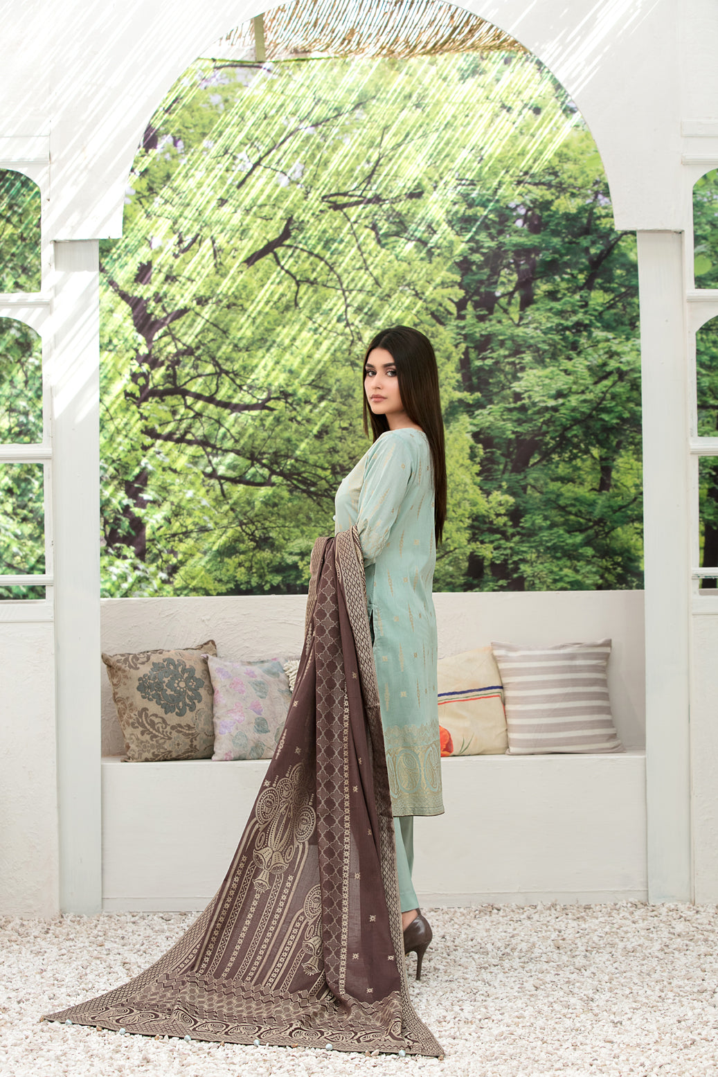 Raaya Lawn Banarsi  By Tawakkal 100% Original