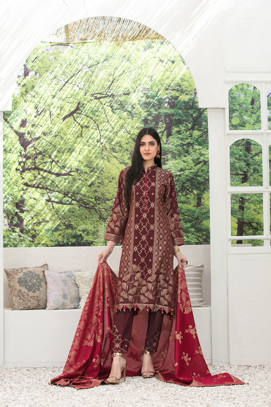 Raaya Lawn Banarsi  By Tawakkal 100% Original