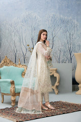 Chantilly Tawakkal White chiffon Collection 100% Original