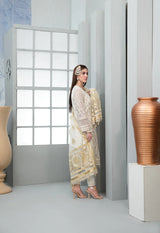 Chantilly Tawakkal White chiffon Collection 100% Original