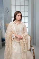 Chantilly Tawakkal White chiffon Collection 100% Original