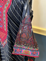 Pakistani lawn stitched  Embroidered Suit Ready To Ship