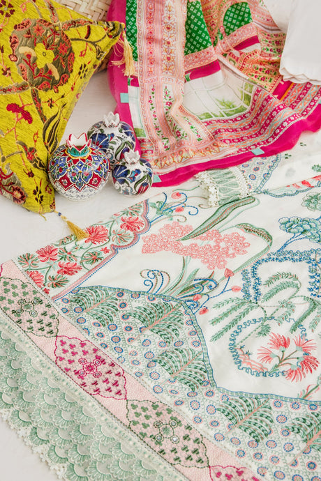 ELAN Embroidered Lawn Collection 2021 -100% Original Guaranteed