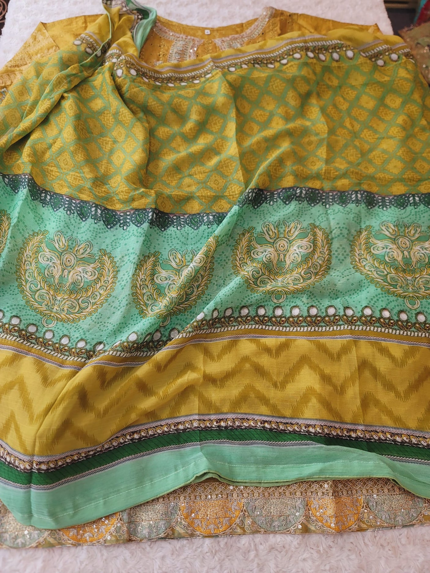 Pakistani Stitched lawn Embroidered Salwar kameez ready to ship