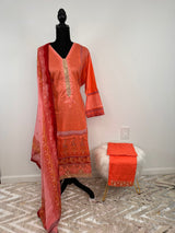 Pakistani Embroidered Lawn ready to ship