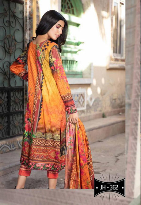 Johra Afsoon Embroidered Digital Printed Lawn-100% Original Guaranteed