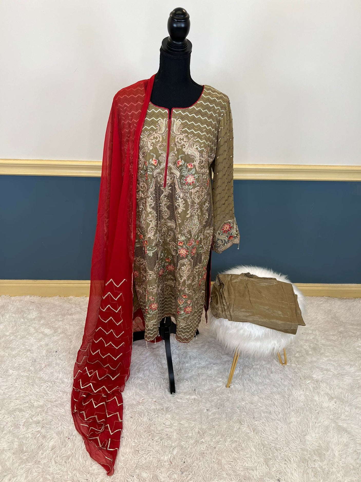 Pakistani Embroidered Party wear  Ready To Ship