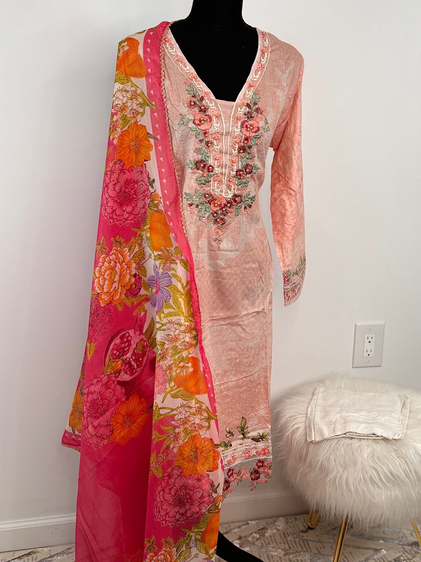 Pakistani Embroidered Lawn ready to ship