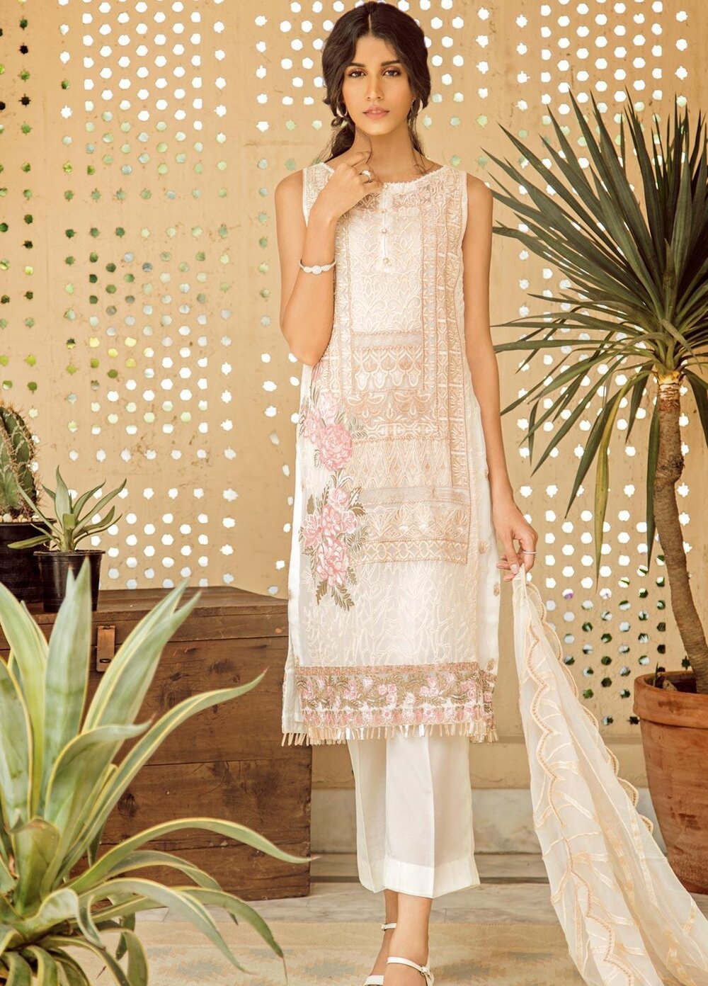 AIK Atelier Embroidered Chiffon Collection -100% Original Guaranteed