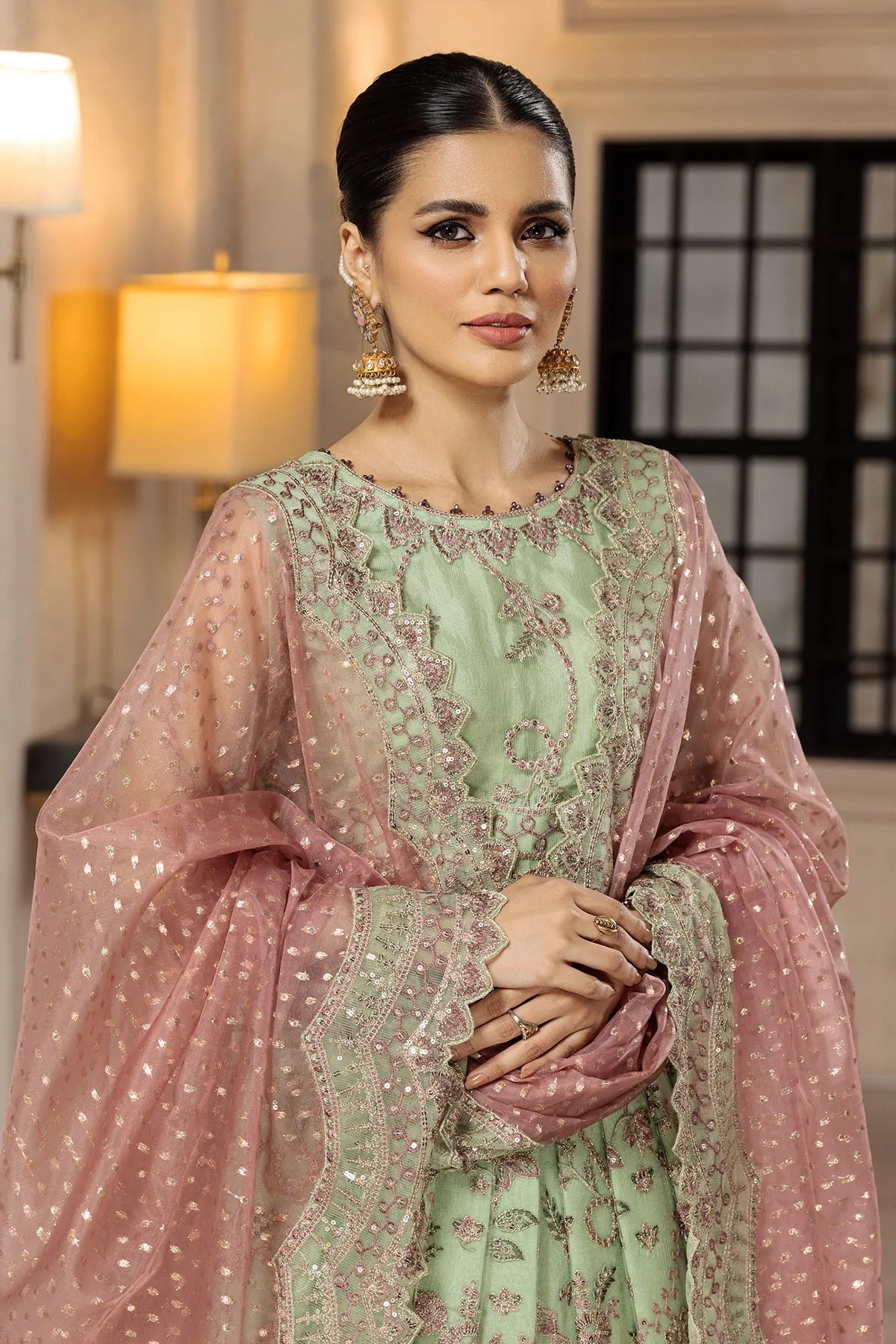 Alizeh Embroidered Net Collection 100% Original Ready To Ship