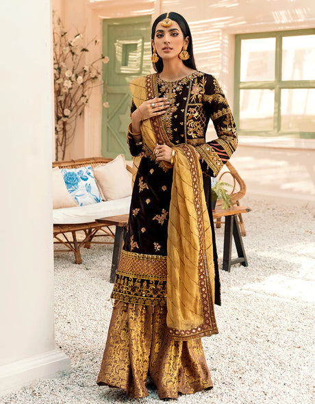 Emaan Adeel Makhmal Premium Velvet 100% Original