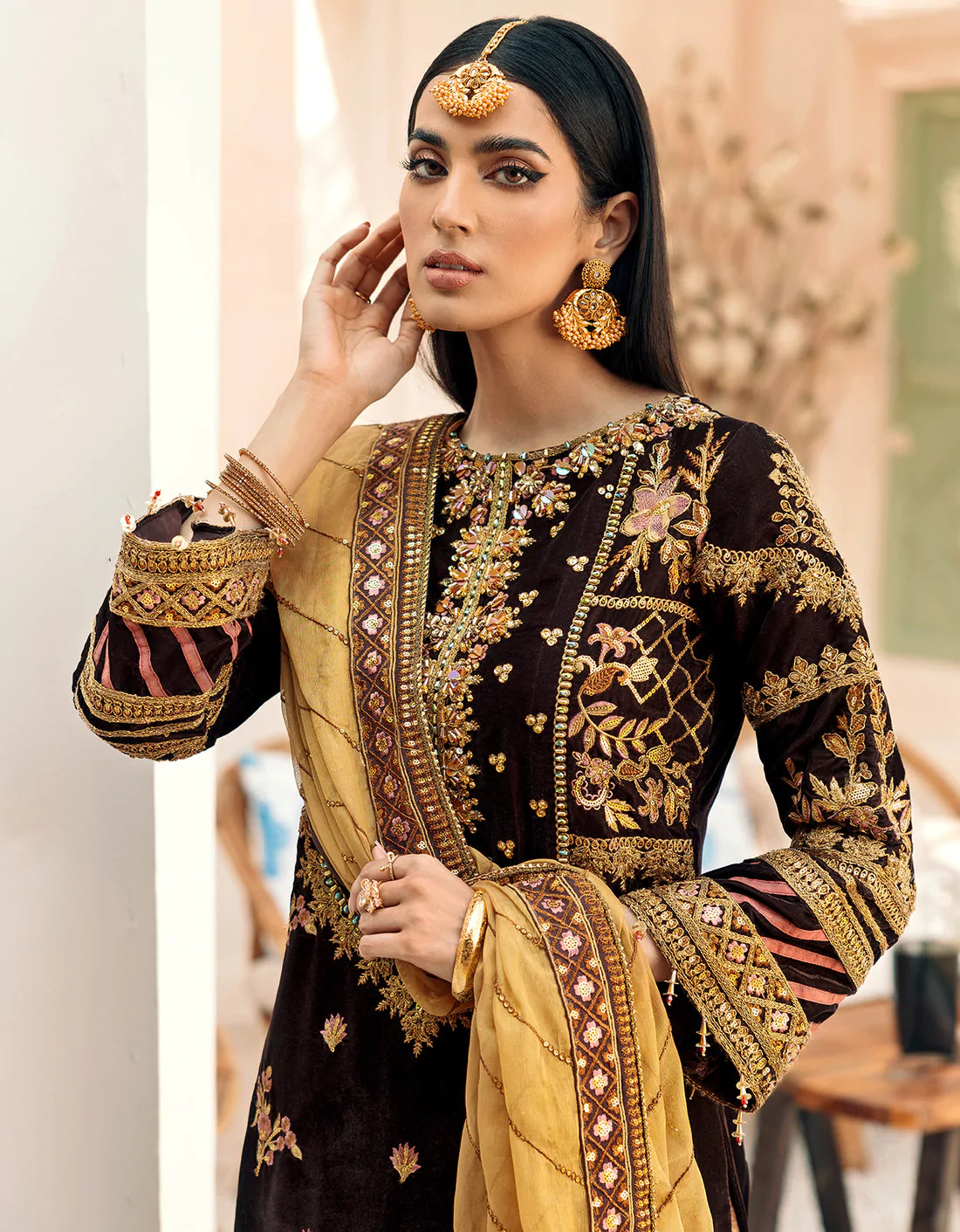 Emaan Adeel Makhmal Premium Velvet 100% Original