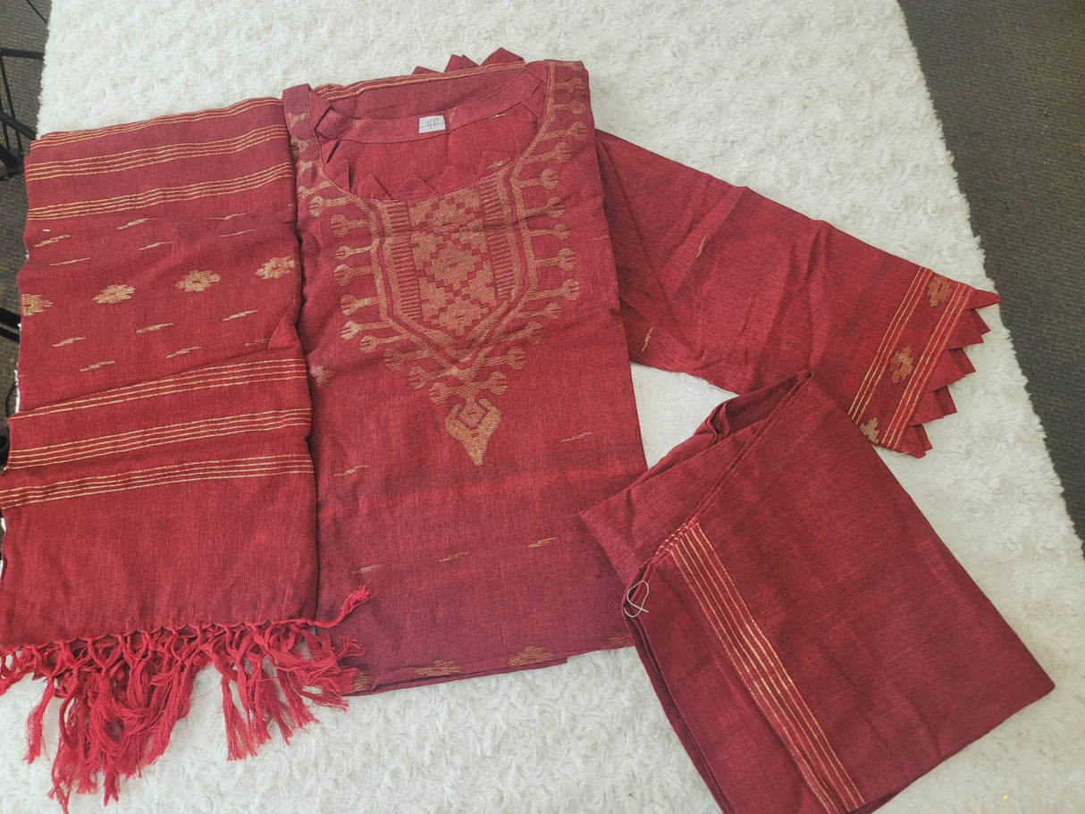 Bangladeshi Jamdani salwar kamiz