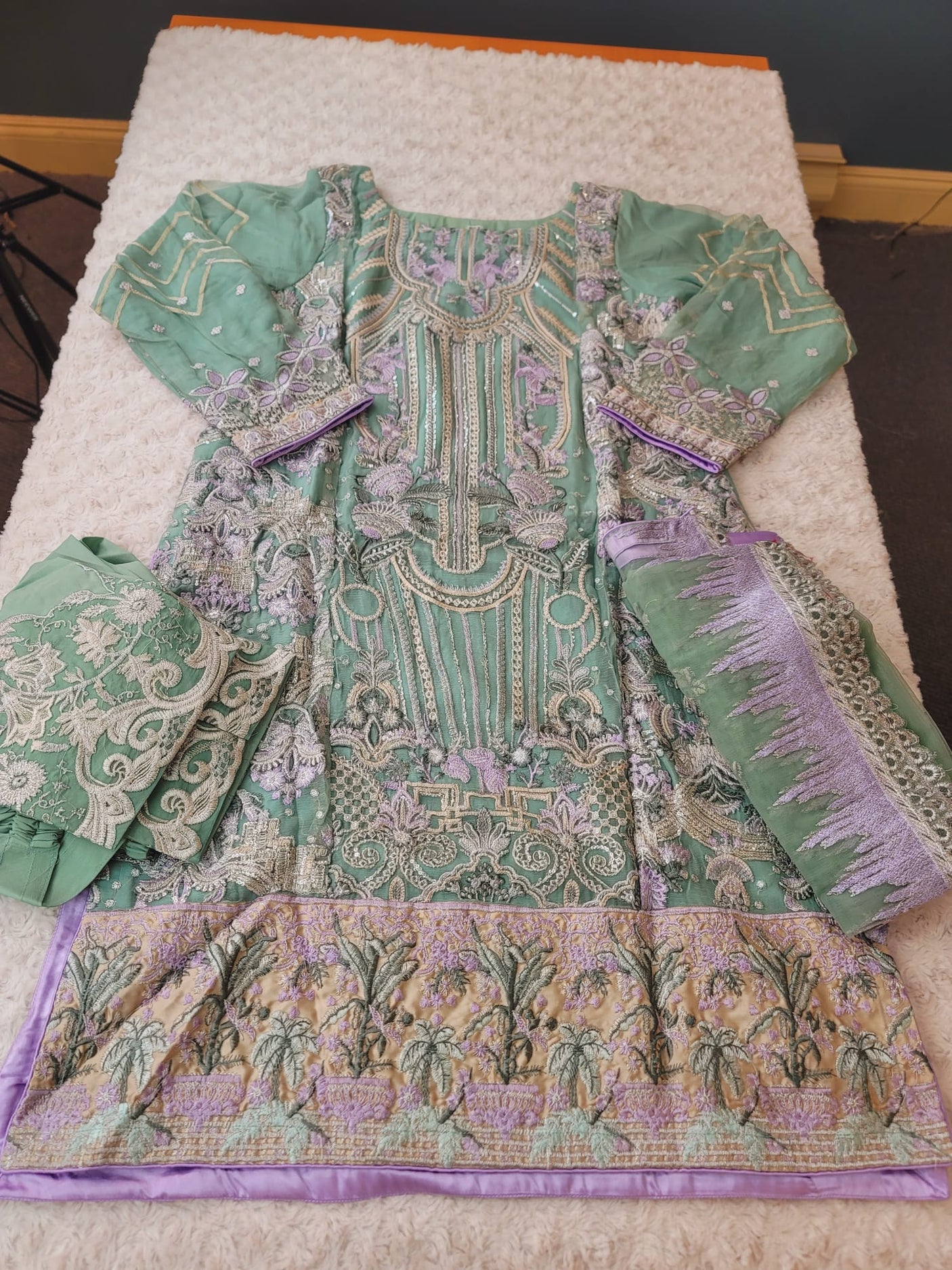 Pakistani Stitched Embroidery Party Wear Dresses Ready To Ship