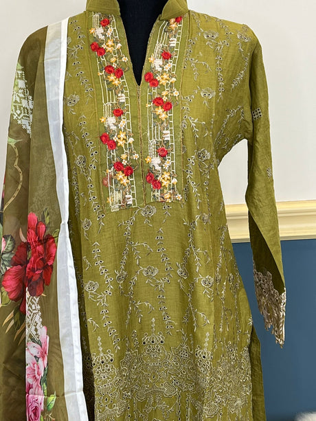Luxury Embroidered lawn Ready To Ship