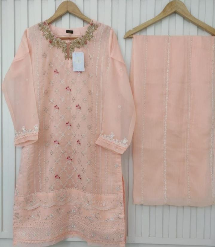 Chiffon 2 Piece Kurti Ready To Ship