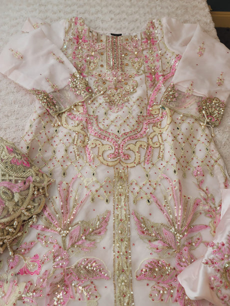 Pakistani Stitched Embroidery Party Wear Dresses Ready To Ship