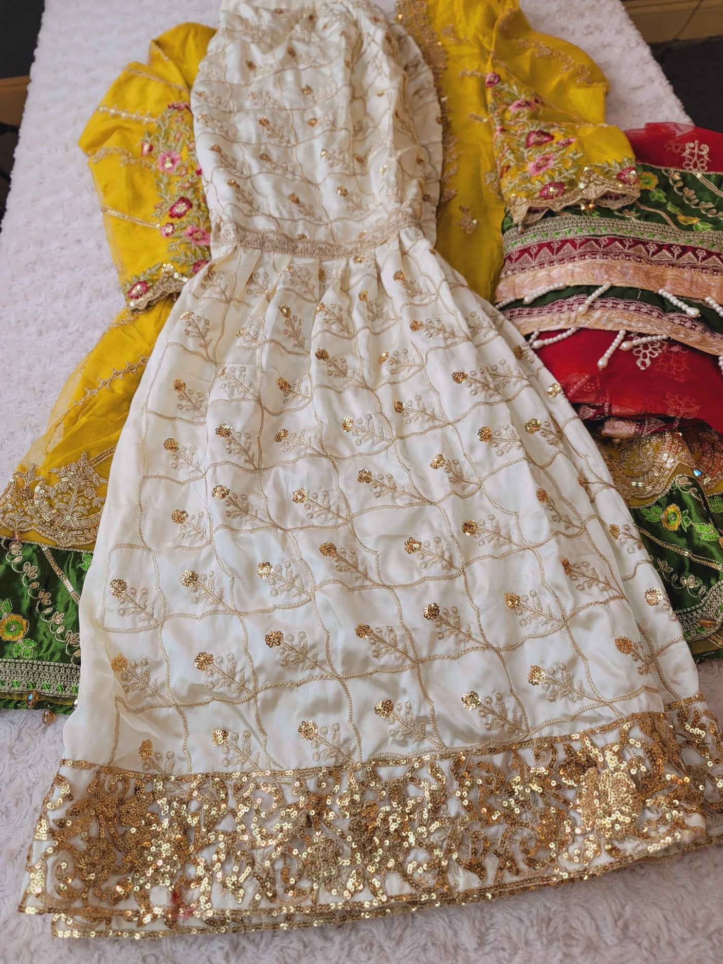 Pakistani Stitched Embroidery Party Wear Dresses Ready To Ship