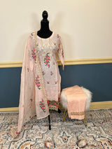 Pakistani Stitched Luxury Embroidered lawn Salwar kameez ready to ship