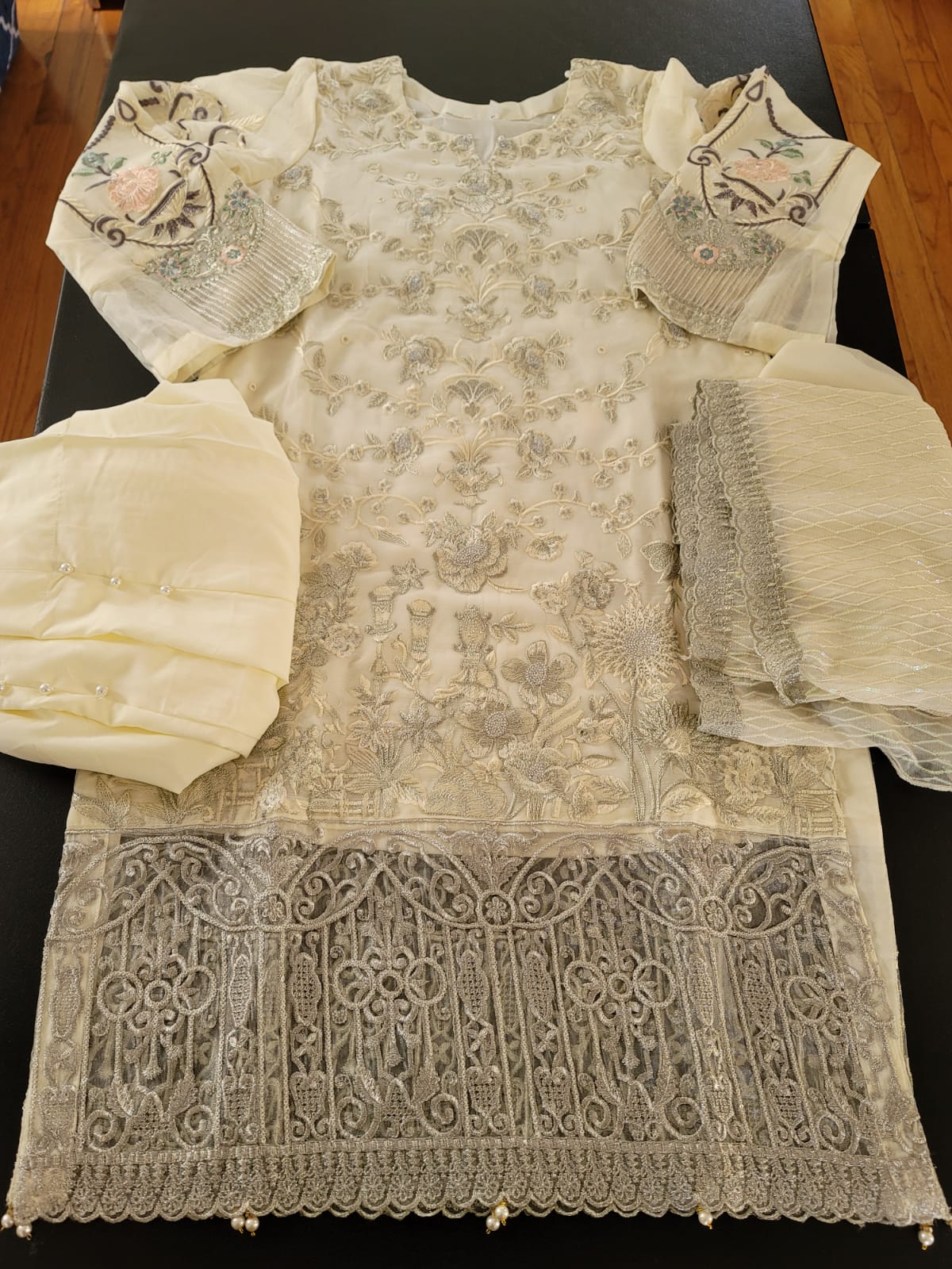 Pakistani Stitched Embroidery Party Wear Dresses Ready To Ship