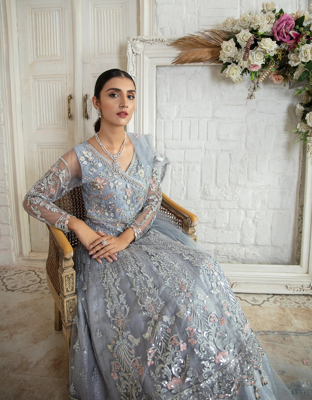 Le Festa by Emaan Adeel Chiffon Collection -100% Original Guaranteed