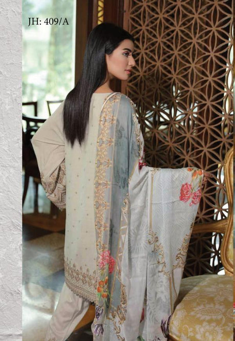 Johra Ajmi Embroidered Lawn Collection-100% Original Guaranteed
