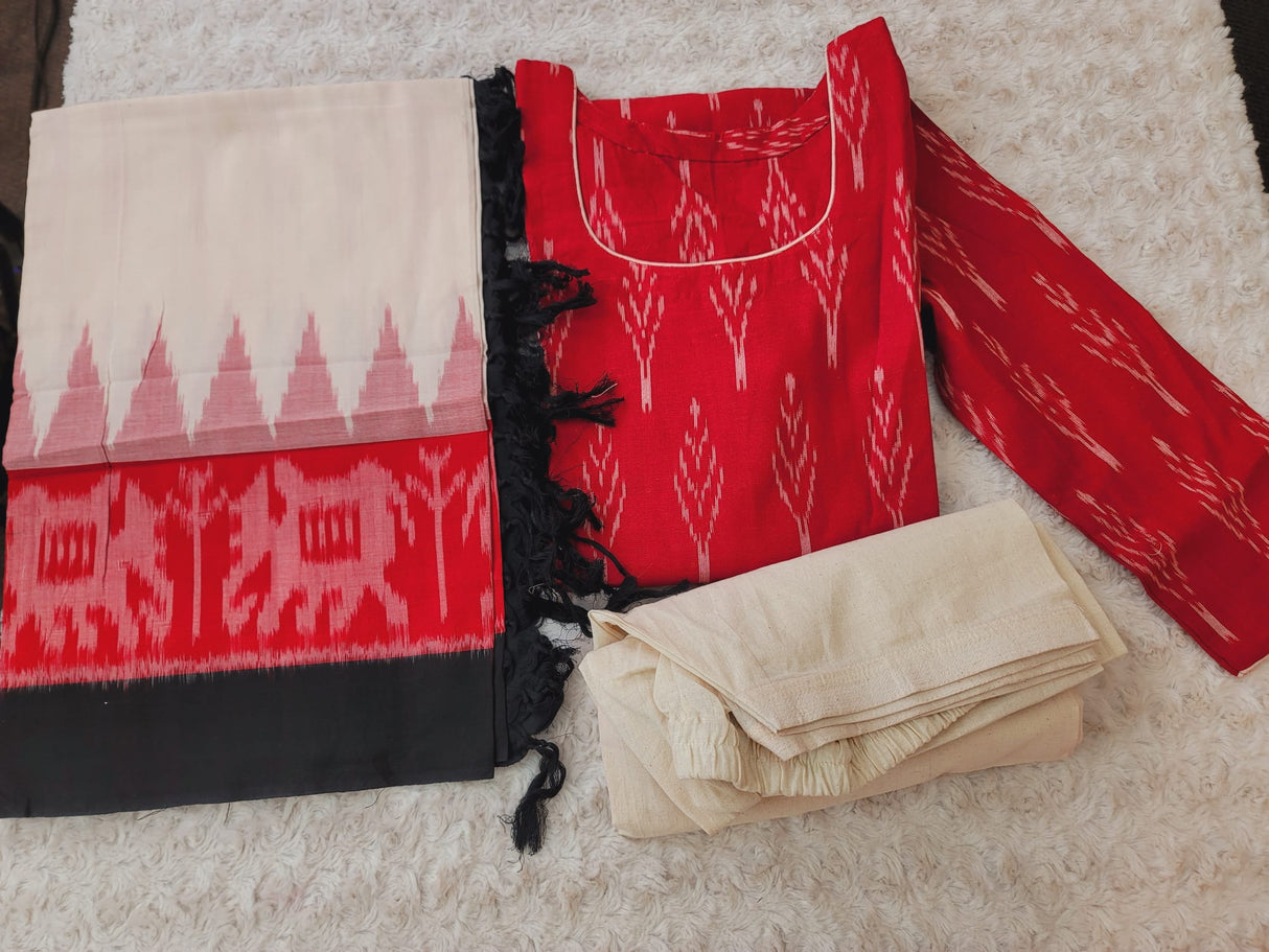 Handloom Ikkat Salwer Kamiz