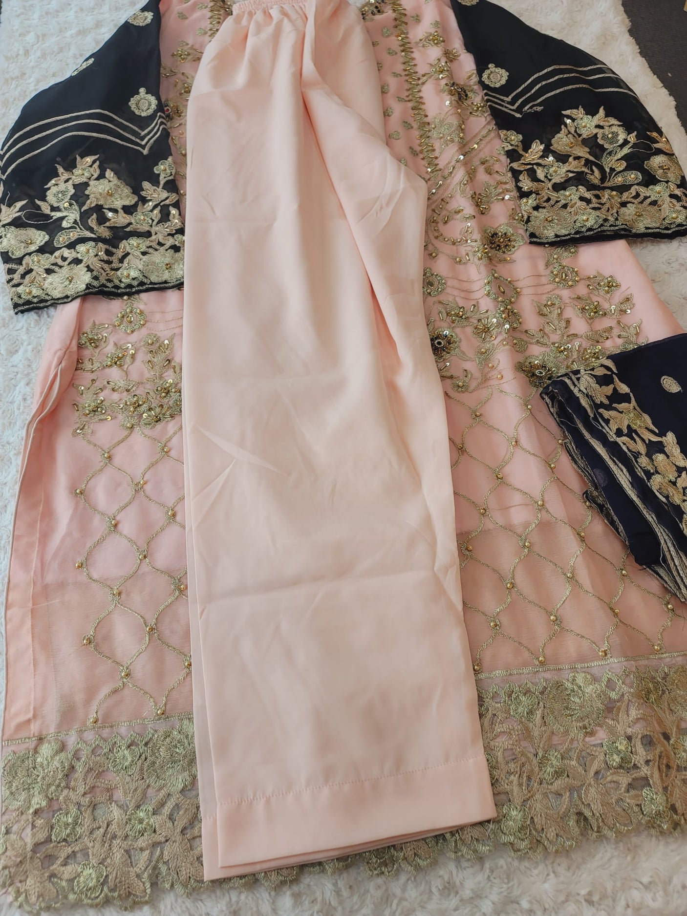 Pakistani Stitched Embroidery Party Wear Dresses Ready To Ship