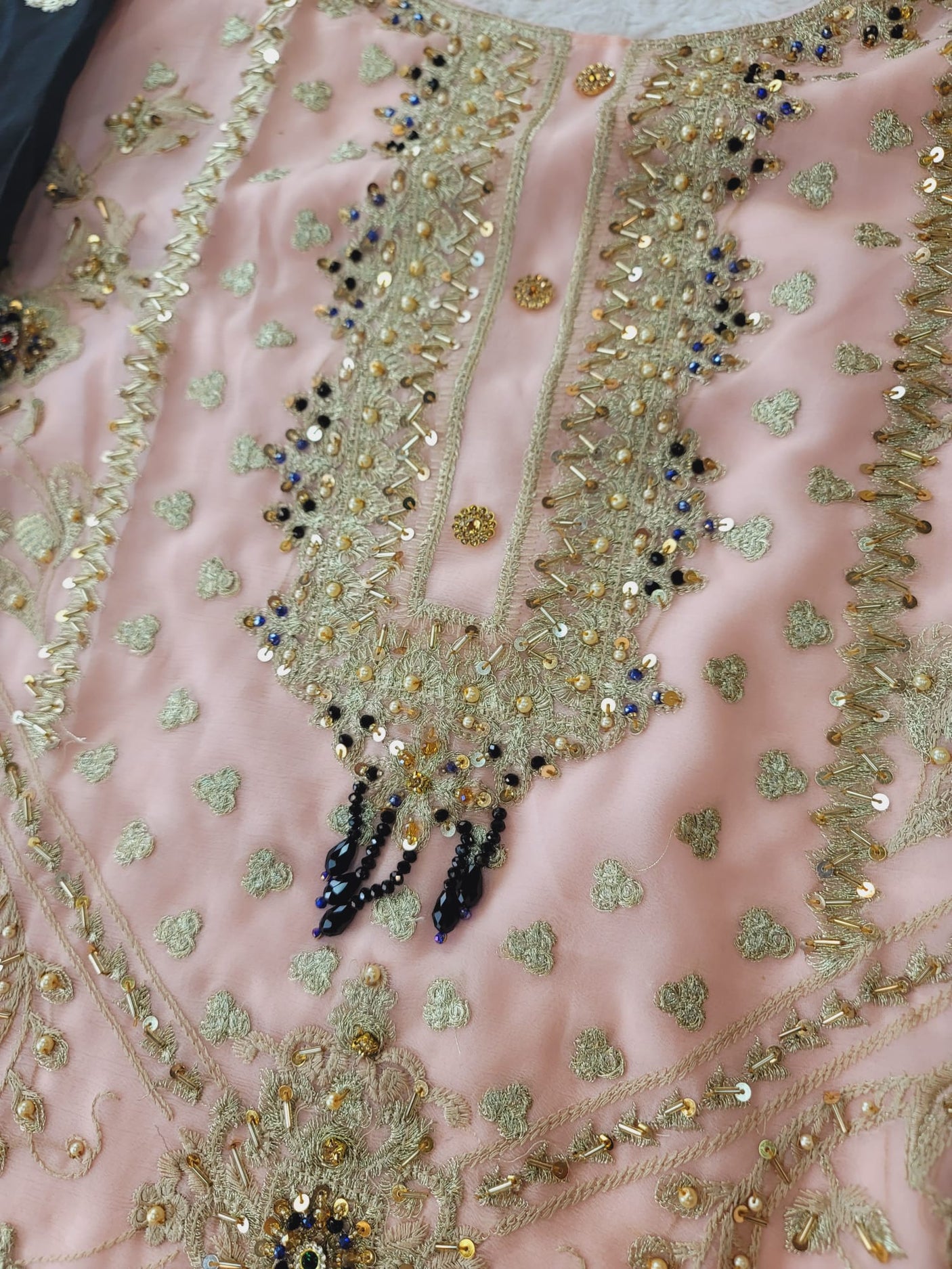 Pakistani Stitched Embroidery Party Wear Dresses Ready To Ship