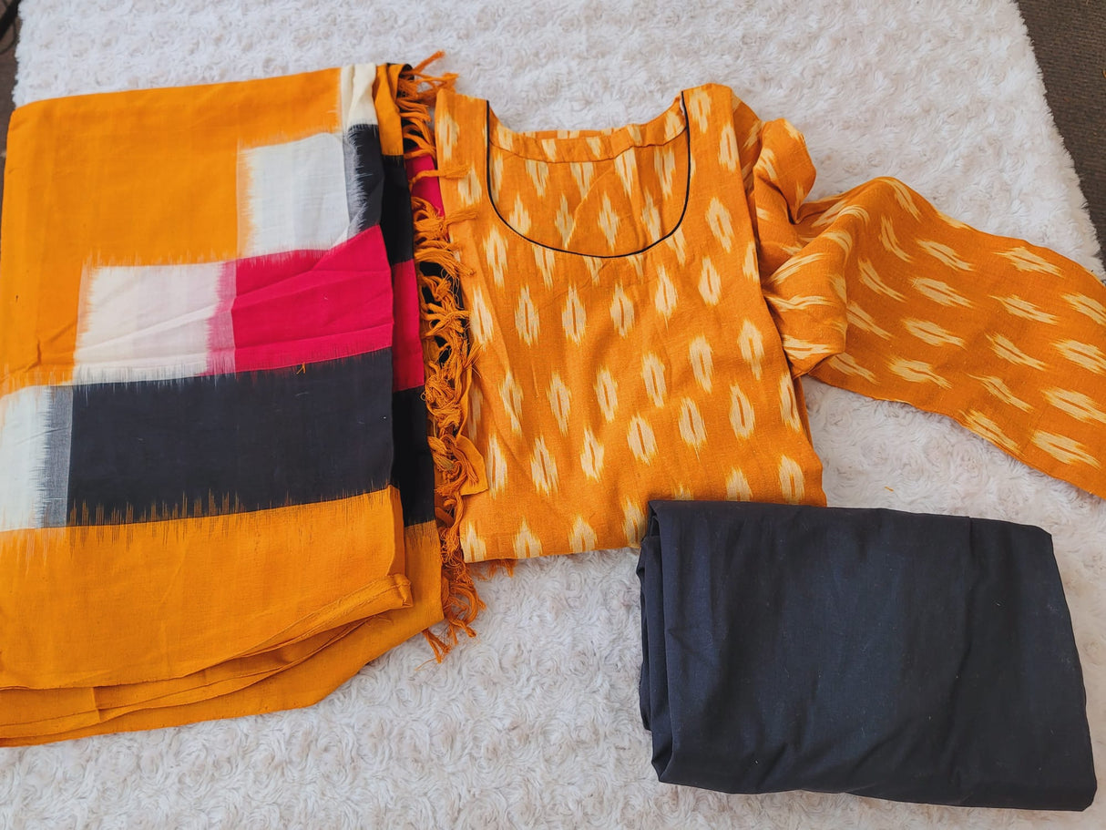 Handloom Ikkat Salwer Kamiz