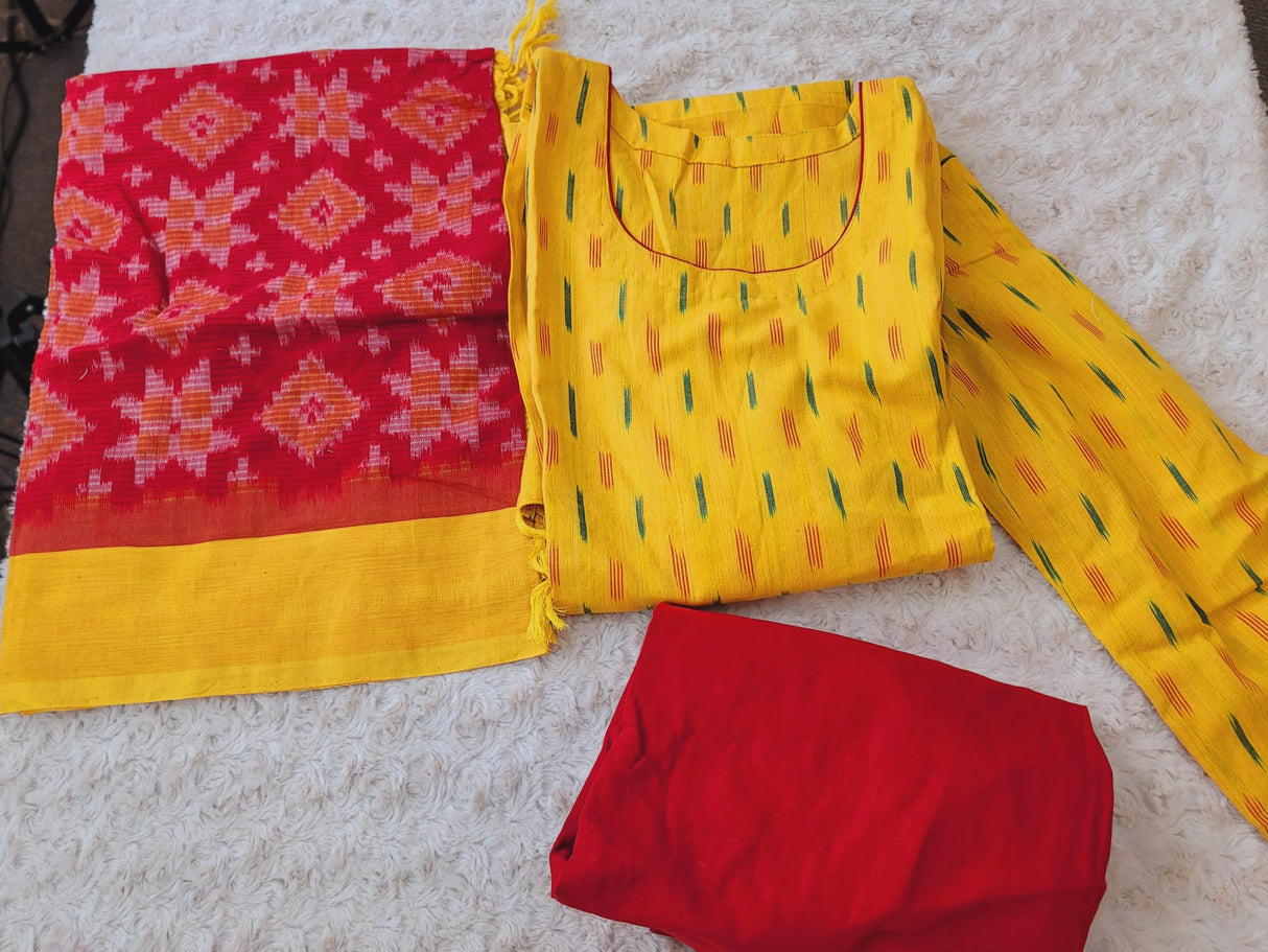 Handloom Ikkat Salwer Kamiz