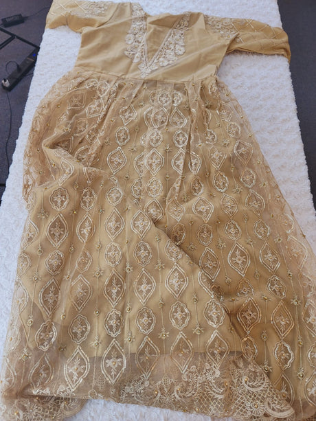 Pakistani Stitched Embroidery Party Wear Dresses Ready To Ship