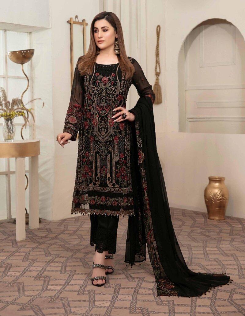 Tawakkal Embroidered Chiffon Collection-100% Original Guaranteed