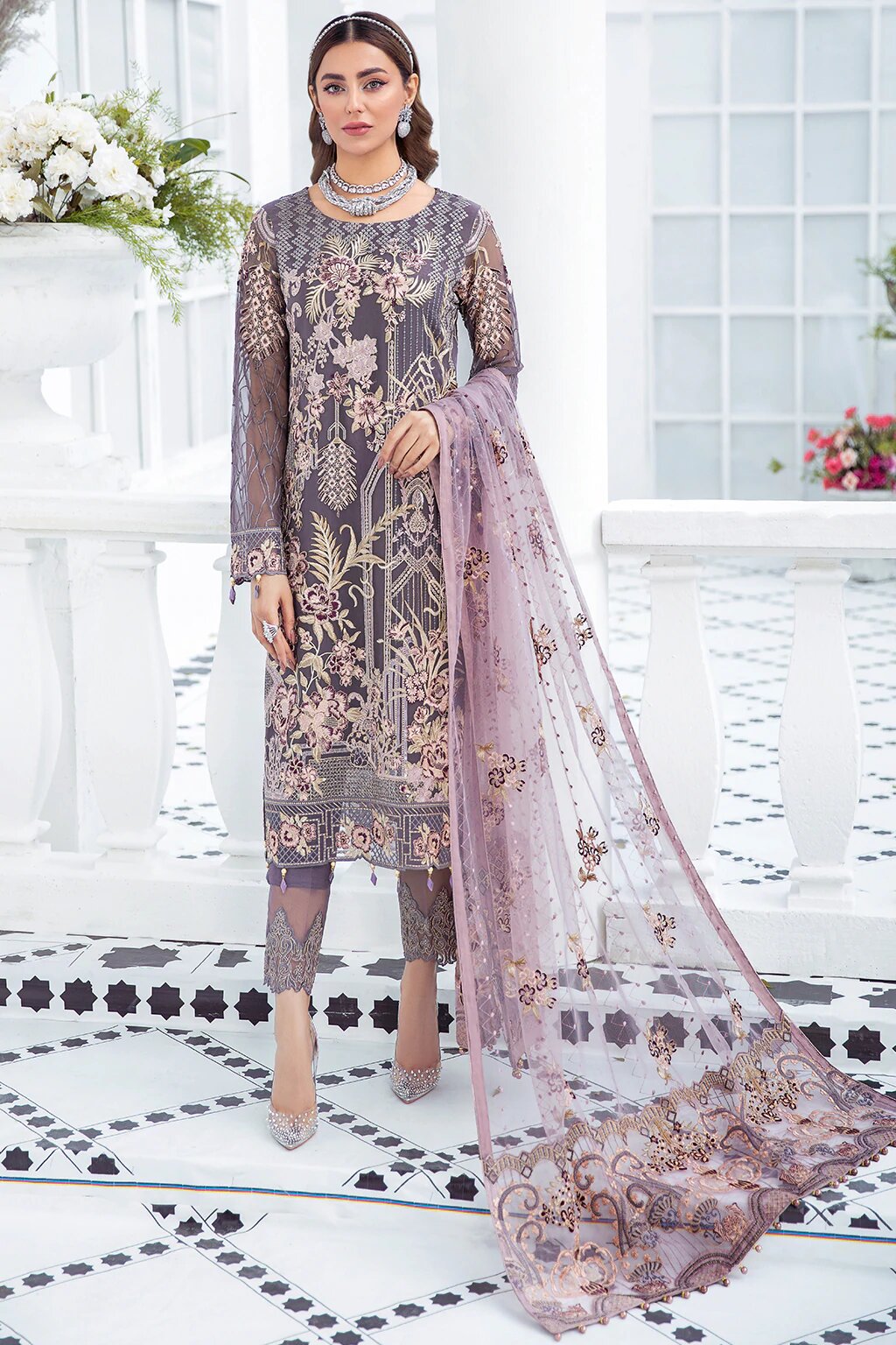 Ramsha Luxury Chiffon Embroidered Collection -100% Original Guaranteed