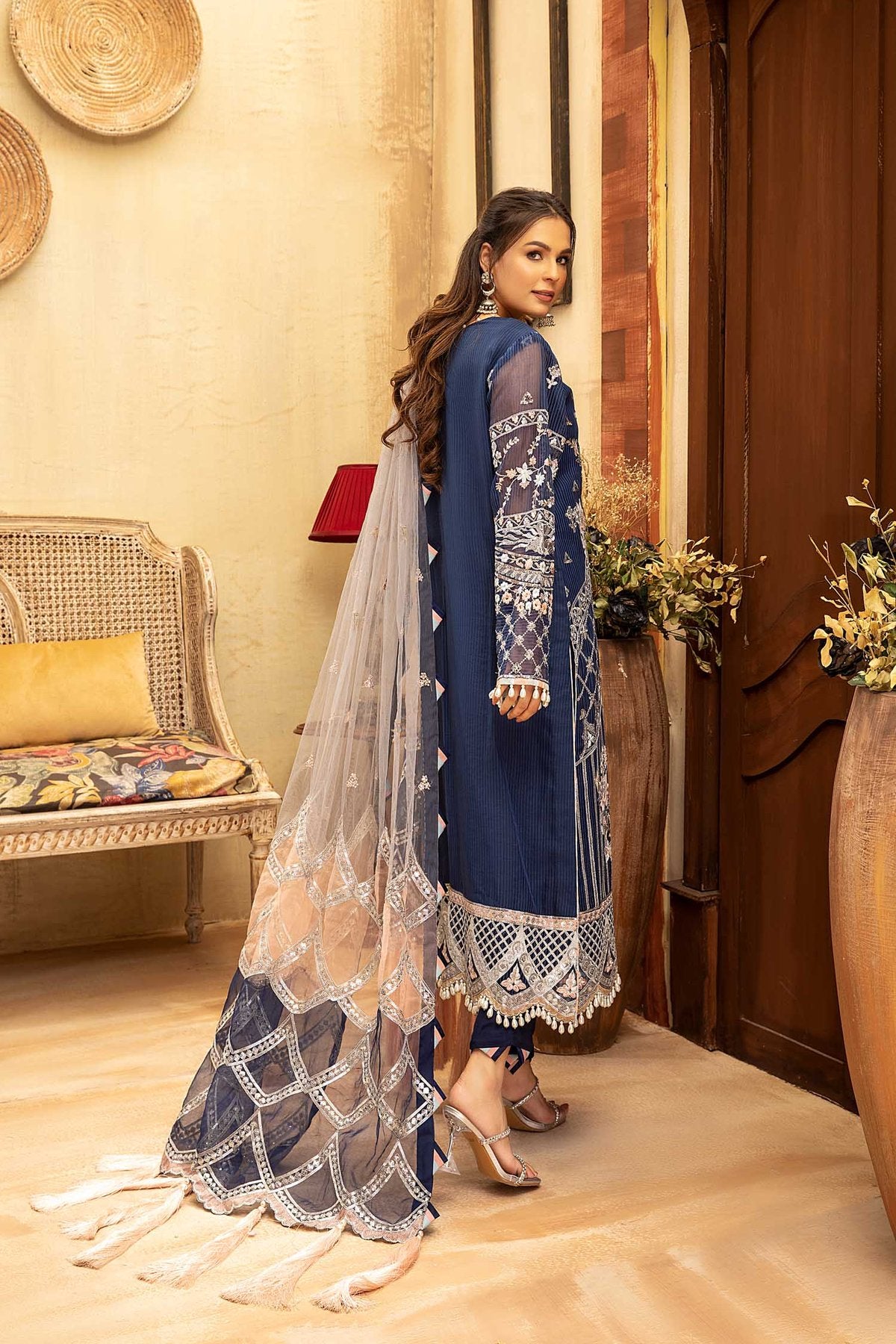 Lamore Organza Collection by Adan’s Libas Chiffon Collection 2021 -100% Original Guaranteed