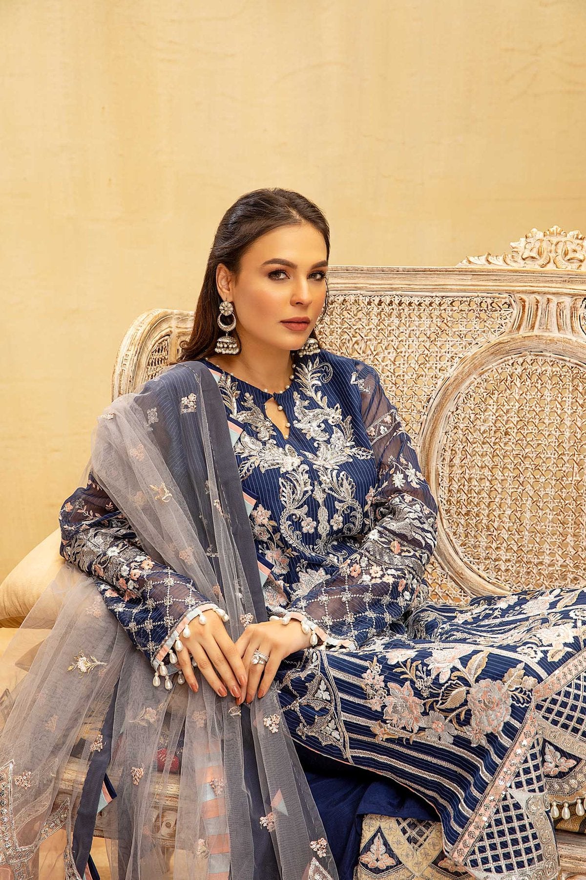 Lamore Organza Collection by Adan’s Libas Chiffon Collection 2021 -100% Original Guaranteed