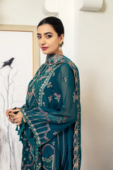 Alizeh Fashion By Bilal's Embroidered Chiffon Collection 2021 -100% Original Guaranteed