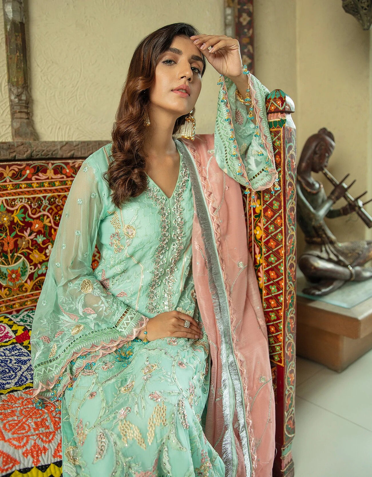 Le Festa by Emaan Adeel Chiffon Collection -100% Original Guaranteed