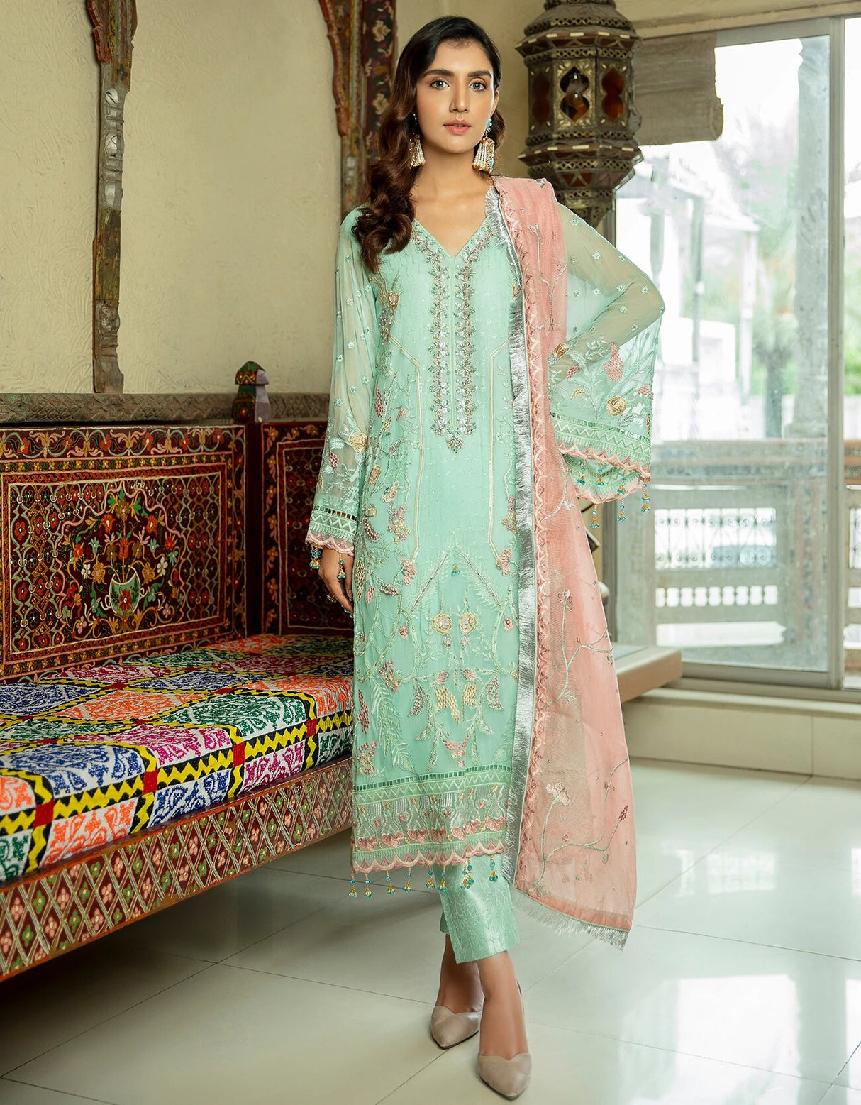 Le Festa by Emaan Adeel Chiffon Collection -100% Original Guaranteed