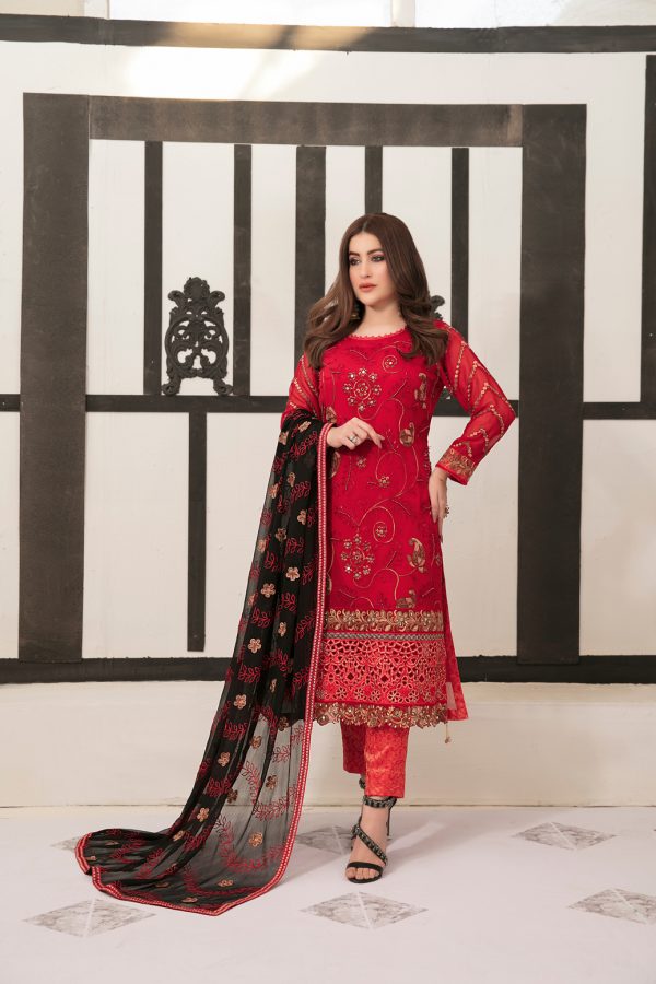 Tawakkal sumptuous serenity embroidered chiffon 2021 -100% original guaranteed