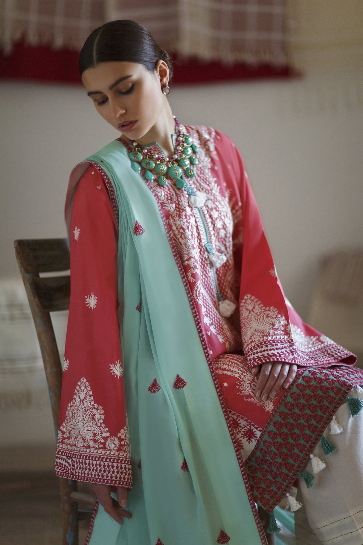 ELAN Embroidered Lawn Collection 100% Original