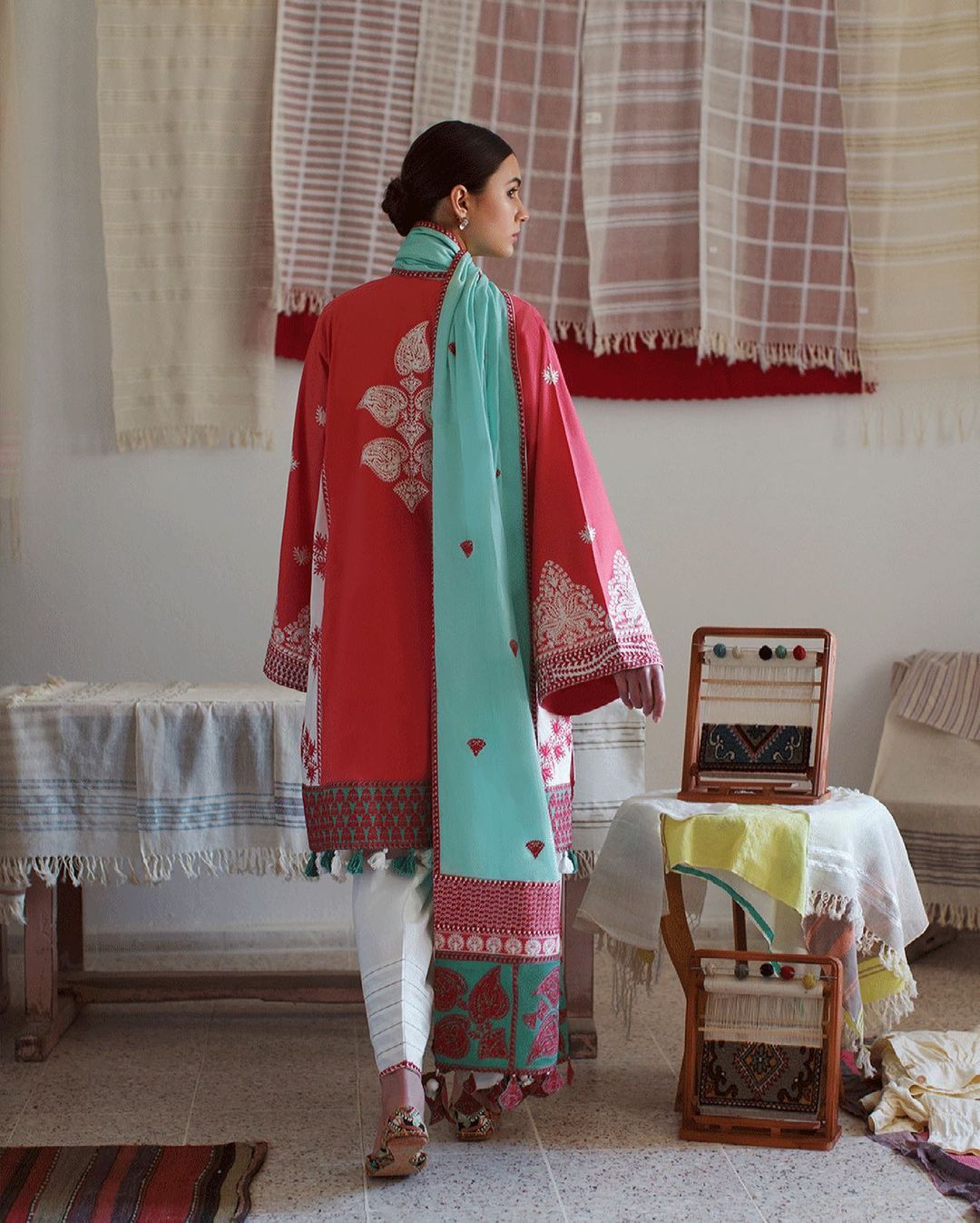 ELAN Embroidered Lawn Collection 100% Original