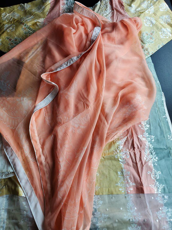 Pakistani Stitched Embroidery Lawn Suit Ready To Ship