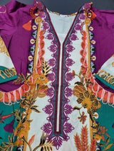 Pakistani Stitched Embroidery Lawn Suit Ready To Ship