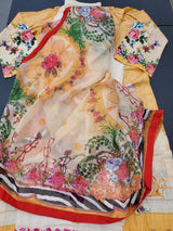 Pakistani Stitched Embroidery Lawn Suit Ready To Ship