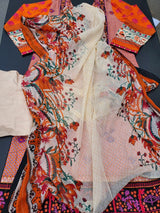 Pakistani Stitched Embroidery Lawn Suit Ready To Ship