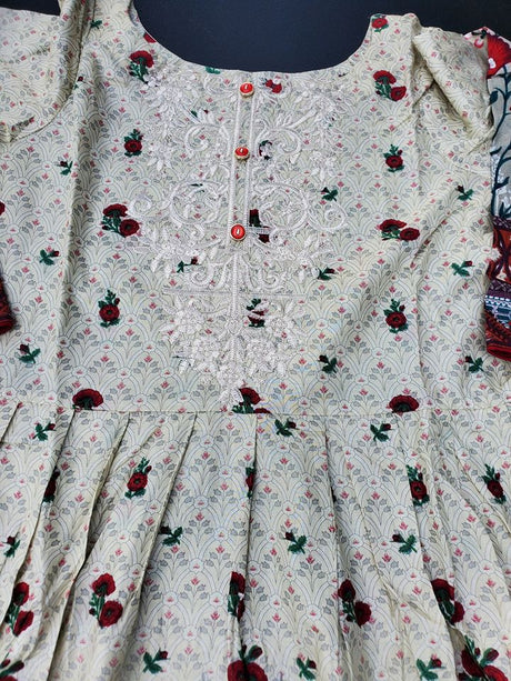 Pakistan Stitched Embroidery Lawn Suit Ready To Ship